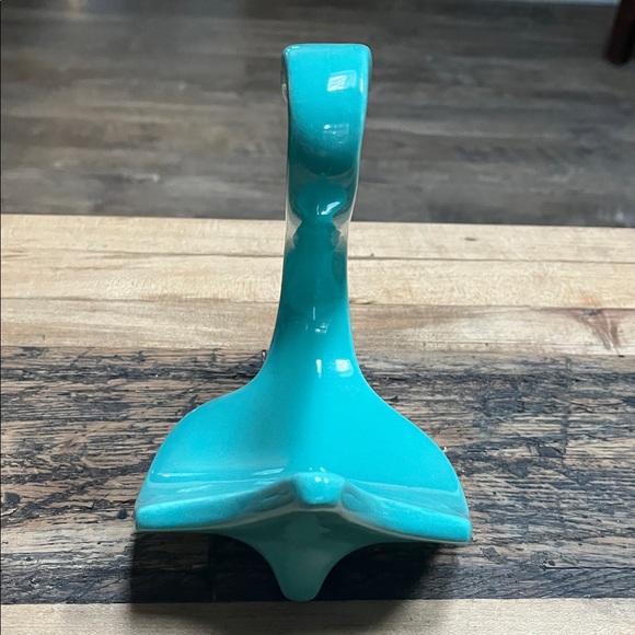 Vintage Turquoise Swan Figurine - Picture 3 of 5